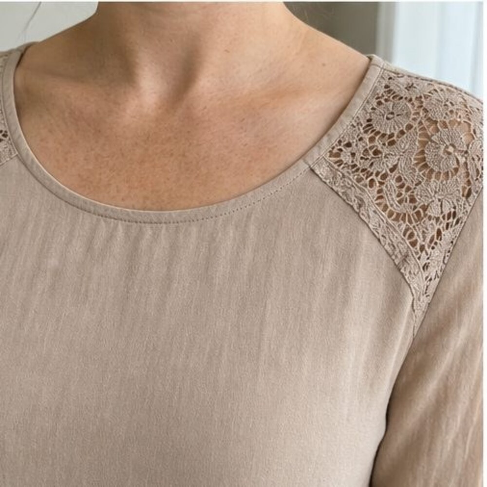 Olive Smocked Top - Picture 4 of 6